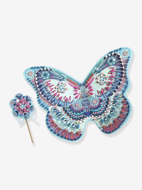 Creatieve set Als een feeënvleugel en toverstaf DJECO blauw - vertbaudet enfant 