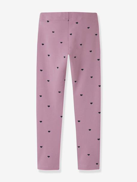 Leggings en molleton à motifs pour filles NKFDAVINA NAME IT mauve - vertbaudet enfant 