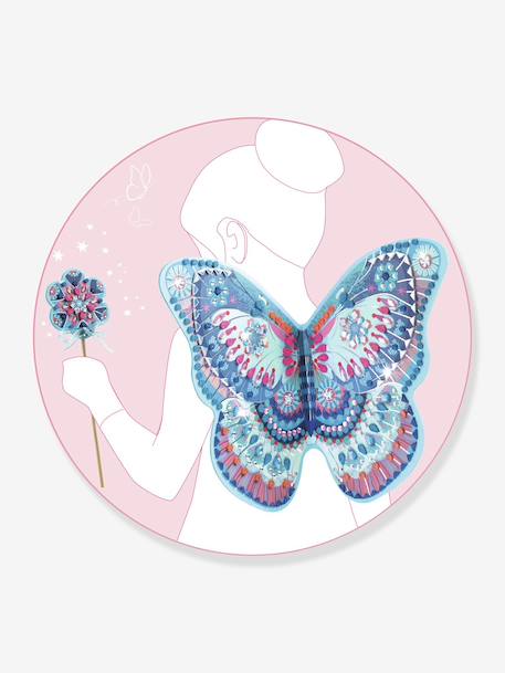 Creatieve set Als een feeënvleugel en toverstaf DJECO blauw - vertbaudet enfant 