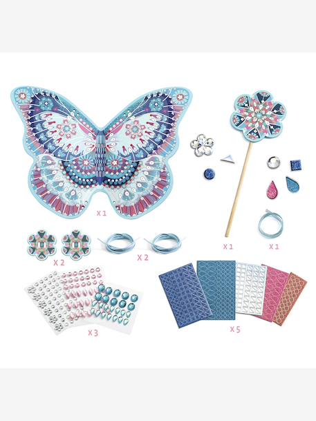 Kit créatif Comme une fée aile et baguette bleu - vertbaudet enfant 