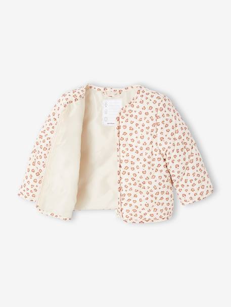 Parka + doudoune fine bébé 3 en 1 olive+vieux rose - vertbaudet enfant 