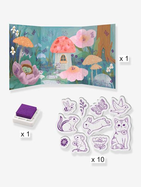 Fluffy Box DJECO blauw - vertbaudet enfant 