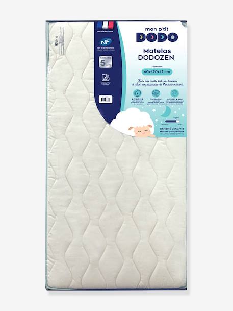 Matelas bébé ZEN housse 100% coton bio* blanc - vertbaudet enfant 