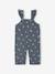 Salopette bébé en twill imprimée gris ardoise - vertbaudet enfant 