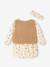 Ensemble robe gilet bandeau bébé fille vanille+vieux rose - vertbaudet enfant 