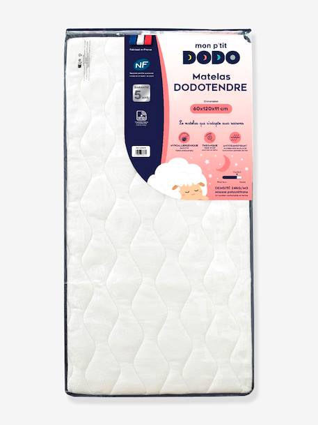 Matelas bébé TENDRE blanc - vertbaudet enfant 