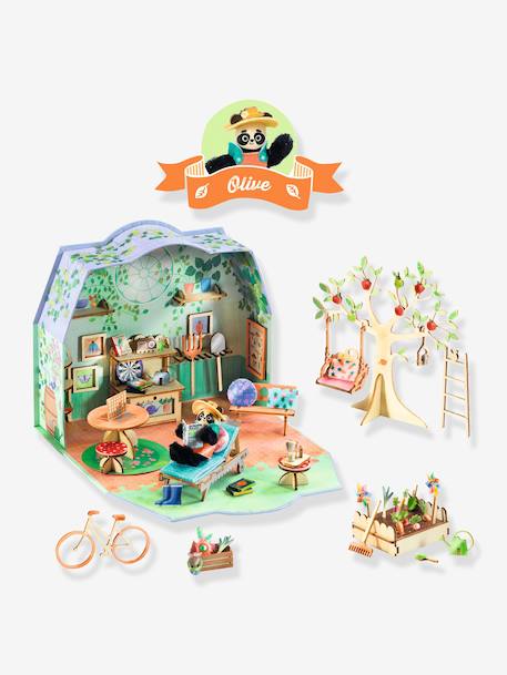 Kit créatif Mi house rose+rouge+vert - vertbaudet enfant 