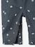 Salopette bébé en twill imprimée gris ardoise - vertbaudet enfant 