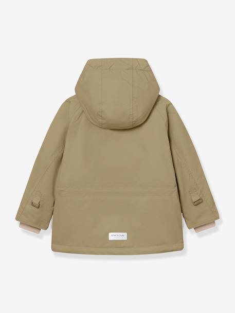 Veste d'hiver avec doublure polaire MATWALLY enfants MINI A TURE bleu foncé+bleu grisé+prune+vert sauge - vertbaudet enfant 