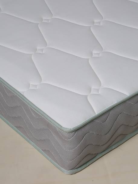 Ademende kindermatras met veren, behandeld met Passerelle®. wit - vertbaudet enfant 