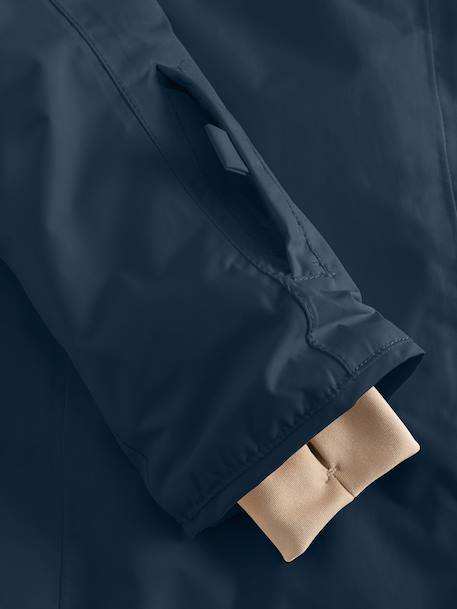 Veste d'hiver MATVESTYN garçon MINI A TURE bleu foncé+kaki+marron - vertbaudet enfant 