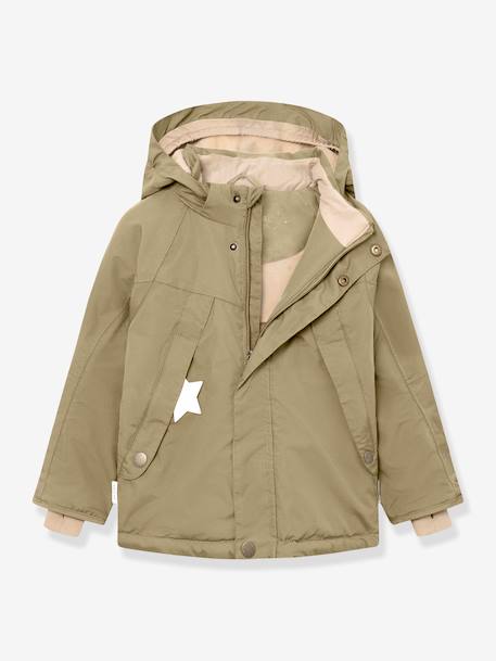 Veste d'hiver avec doublure polaire MATVALONSO Garçons MINI A TURE bleu foncé+vert sauge - vertbaudet enfant 