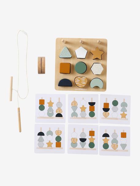 Puzzel kralen 3 in 1 TANZANIE van FSC®-hout hout - vertbaudet enfant 