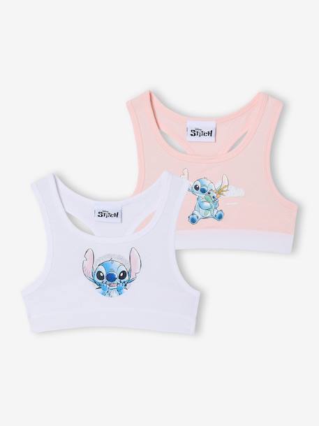 Set van 2 beha's Disney® LILO & STITCH meisje lichtroze - vertbaudet enfant 