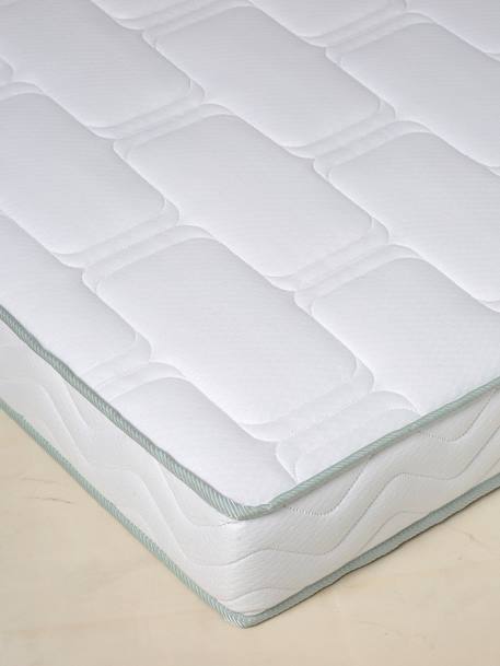 Matelas enfant anti-acariens traité Bi-ome NTL® blanc - vertbaudet enfant 
