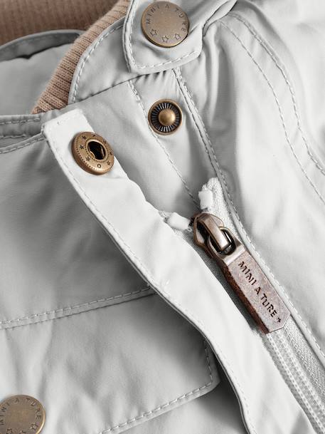 Combinaison de neige doublée polaire MATWISTI enfant MINI A TURE bleu foncé+bleu grisé+marron+prune+rose poudré - vertbaudet enfant 