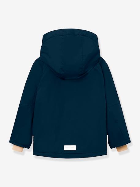Veste d'hiver avec doublure polaire MATVALONSO Garçons MINI A TURE bleu foncé+vert sauge - vertbaudet enfant 
