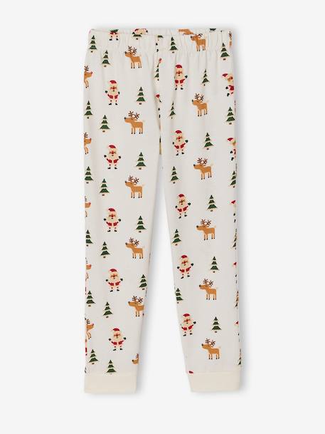 Pyjama Noël tout imprimé garçon écru - vertbaudet enfant 