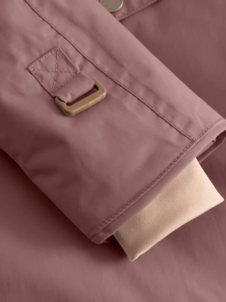 Veste d'hiver avec doublure polaire MATWANG enfants MINI A TURE bleu foncé+bordeaux+marron+prune+rose poudré+vert sauge - vertbaudet enfant 