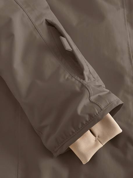 Veste d'hiver MATVESTYN garçon MINI A TURE bleu foncé+kaki+marron - vertbaudet enfant 