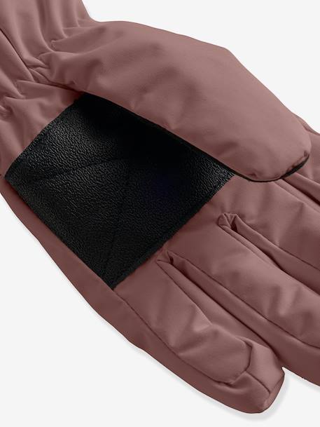 Gants MATCELIO enfants MINI A TURE beige+bleu foncé+prune+rose poudré - vertbaudet enfant 