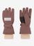 Gants MATCELIO enfants MINI A TURE beige+bleu foncé+prune+rose poudré - vertbaudet enfant 