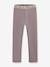 Leggings en polaire MATLEEMA enfants MINI A TURE bleu foncé+écru+violet - vertbaudet enfant 