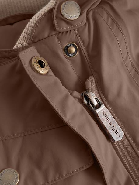 Combinaison de neige doublée polaire MATWISTI enfant MINI A TURE bleu foncé+bleu grisé+marron+prune+rose poudré - vertbaudet enfant 