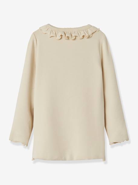 Meisjeskleding nan bordeauxrood+ecru - vertbaudet enfant 