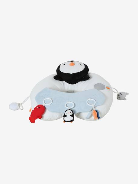 Ontdekkingskussen voor baby's beige+bruin+groen+ORANJE+wit - vertbaudet enfant 