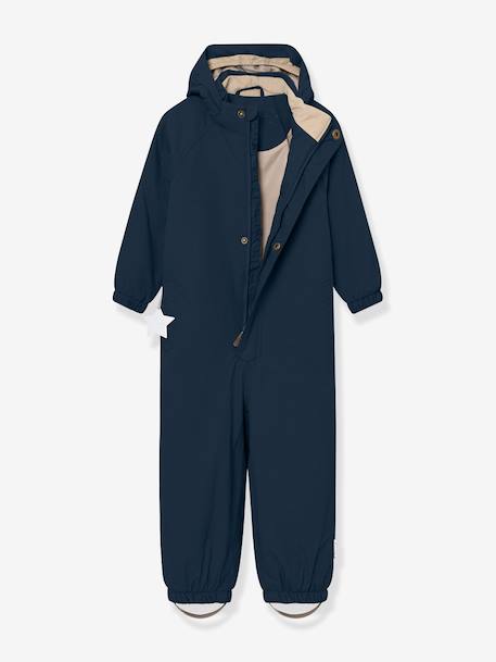 Veste de neige MATWILBO enfants MINI A TURE bleu foncé+marron+prune+rose poudré - vertbaudet enfant 