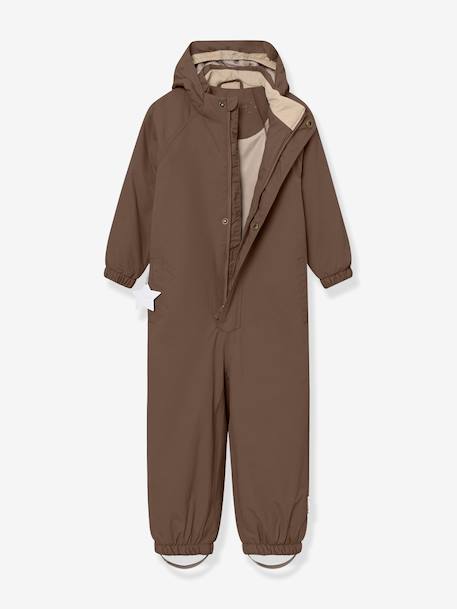 Veste de neige MATWILBO enfants MINI A TURE bleu foncé+marron+prune+rose poudré - vertbaudet enfant 