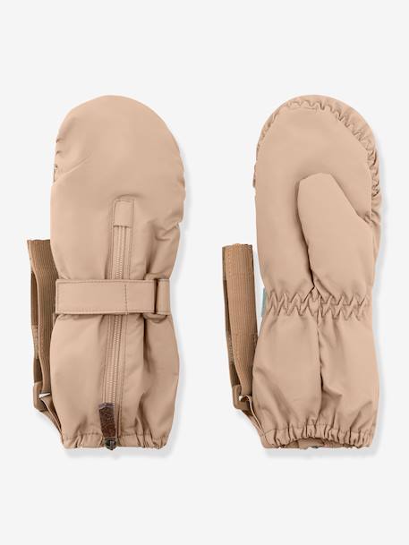 Moufles avec doublure polaire MATCESAR enfants MINI A TURE beige+bleu foncé+bleu grisé+marron+rose poudré - vertbaudet enfant 