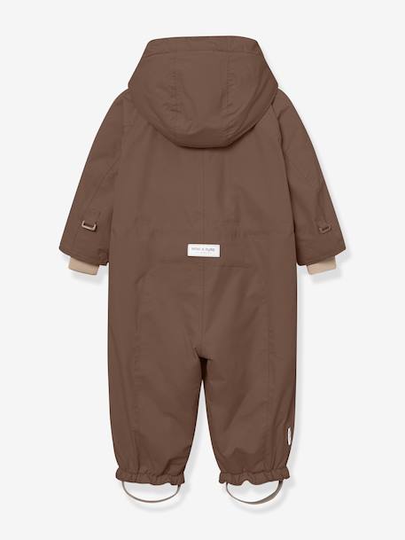 Combinaison de neige doublée polaire MATWISTI enfant MINI A TURE bleu foncé+bleu grisé+marron+prune+rose poudré - vertbaudet enfant 