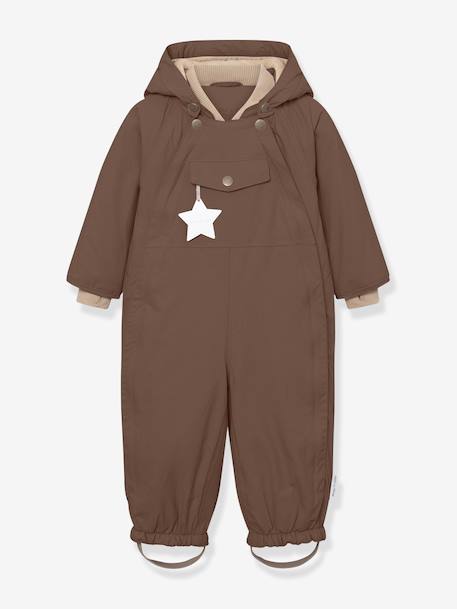 Combinaison de neige doublée polaire MATWISTI enfant MINI A TURE bleu foncé+bleu grisé+marron+prune+rose poudré - vertbaudet enfant 