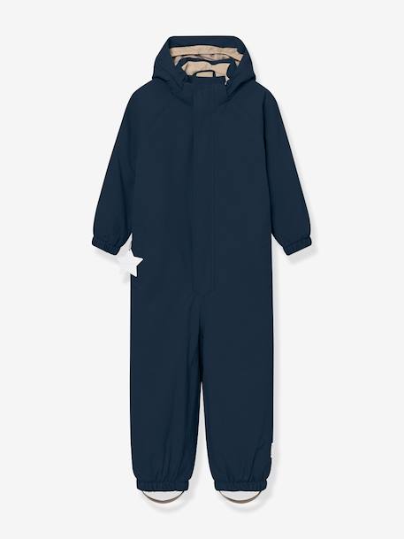 Veste de neige MATWILBO enfants MINI A TURE bleu foncé+marron+prune+rose poudré - vertbaudet enfant 