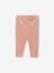 Legging bébé en velours côtelé rose poudré+vanille - vertbaudet enfant 