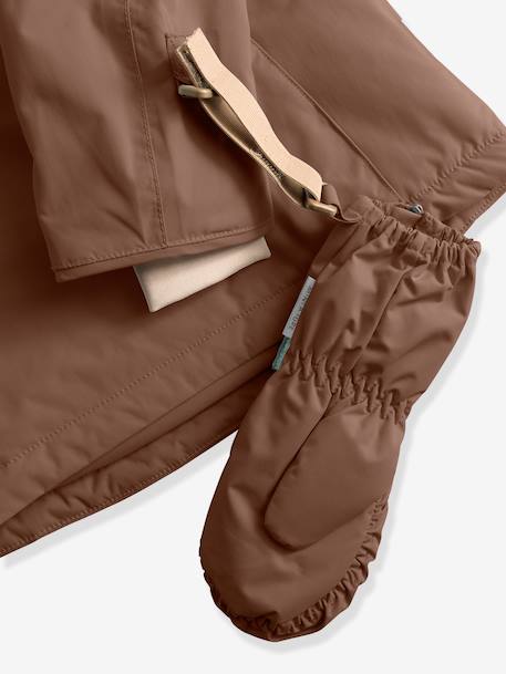 Moufles avec doublure polaire MATCESAR enfants MINI A TURE beige+bleu foncé+bleu grisé+marron+rose poudré - vertbaudet enfant 