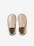 Chausson zippée souples en cuir bébé or+vieux rose - vertbaudet enfant 