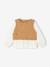 Ensemble 3 pièces bébé pull 2 en 1 + short + foulard terracotta - vertbaudet enfant 