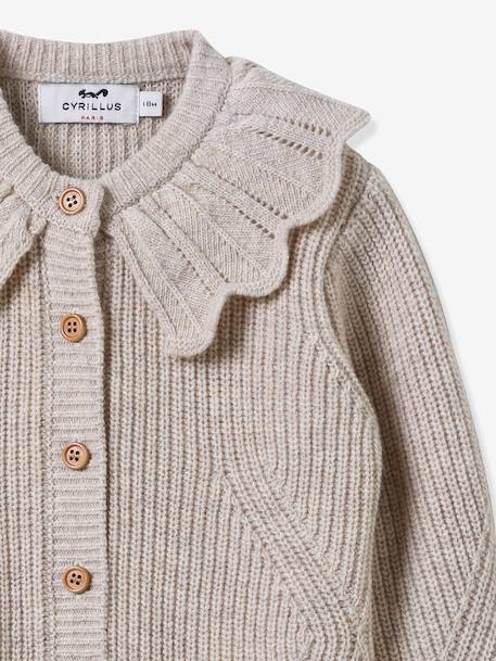 Babyvestje van wol CYRILLUS beige - vertbaudet enfant 
