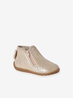 -Bottines zippées souples en cuir bébé