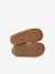 Chausson zippée souples en cuir bébé or+vieux rose - vertbaudet enfant 