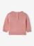 Gebreide trui baby sweater met geborduurde bloemen rozen - vertbaudet enfant 