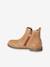 Boots enfant fille cuir élastiquées et zippées bordeaux+camel+marine+or+vert - vertbaudet enfant 