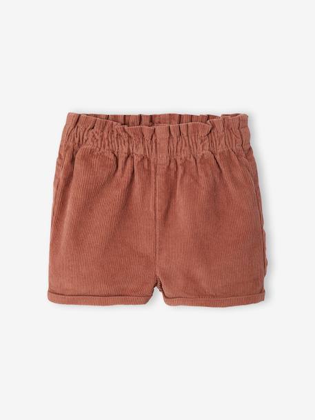 3-delige babyset 2-in-1 babytrui + short + sjaal terracotta - vertbaudet enfant 