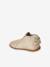Chausson zippée souples en cuir bébé or+vieux rose - vertbaudet enfant 