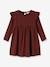 Robe à volants fille Lil' Atelier bordeaux - vertbaudet enfant 