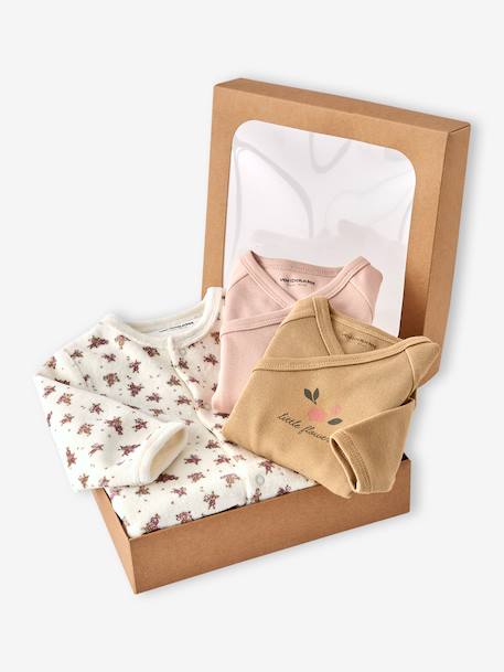 Bébé-Ensemble pyjama bébé + 2 bodies coffret cadeau naissance