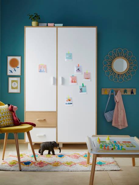 Miroir en rotin Hélios marron - vertbaudet enfant 